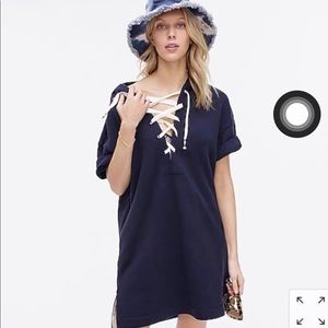 J-crew hooded dress NWT